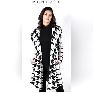 Frank Lyman hooded sweater coat